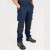 Bisley Flx & Move Navy Stretch Cargo Trousers with Kevlar Knee Pad Pockets (Regular Length)