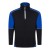 Orn Workwear Fireback Quarter-Zip Work Sweatshirt (Black/Royal Blue)