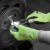 Polyco Matrix Green PU Cut-Resistant Fingerless Gloves MGP-FL