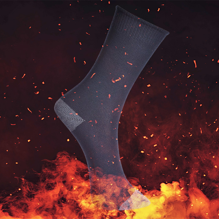 Flame Retardant and Resistant Socks