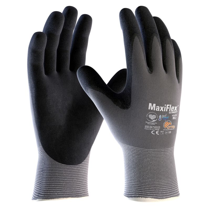  MaxiFlex Ultimate Palm-Coated Handling Gloves 42-874