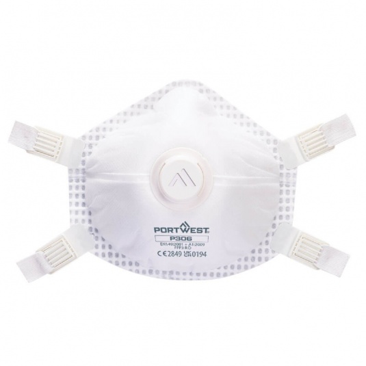 Portwest P306 FFP3 Ultimate Valved Reusable Respirator (Pack of 5)
