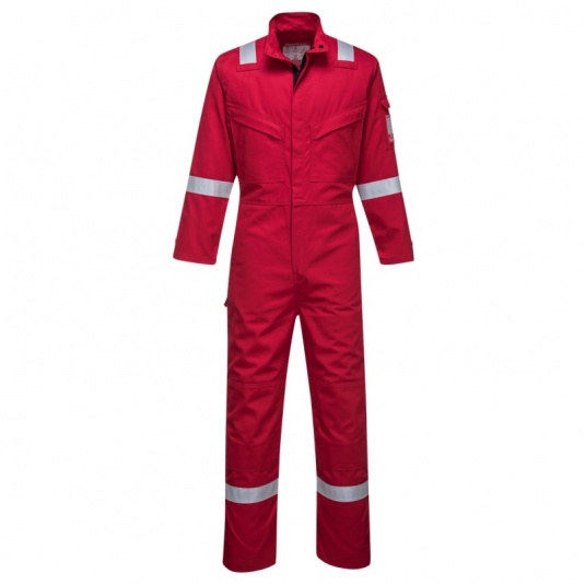 Portwest FR93 Red Bizflame Ultra PPE Coveralls