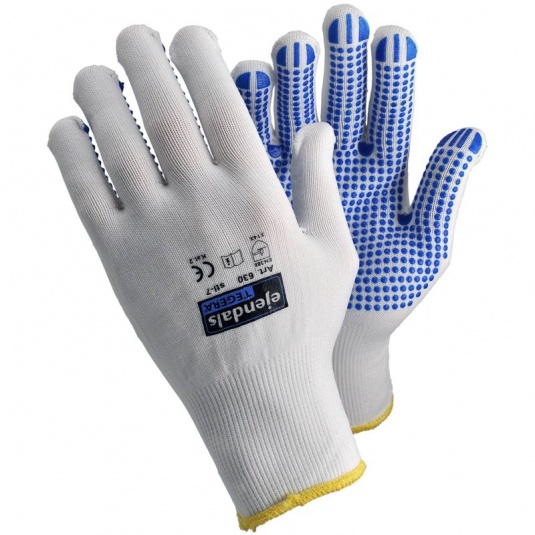 Ejendals Tegera 630 PVC Dot Grip Nylon Gloves