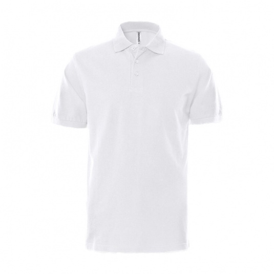 Fristads Acode Heavy Work Polo Shirt 1724 PIQ (White)