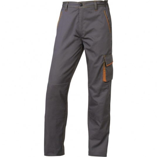 Delta Plus M6PAN Grey and Orange Panostyle Working Trousers