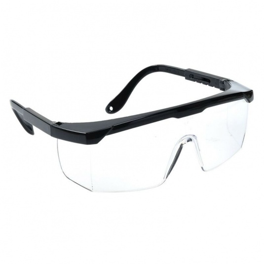 Portwest Clear Lens Classic Panoramic Safety Glasses PW33