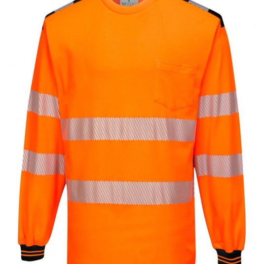 Portwest PW3 Hi-Vis T-Shirt with Long Sleeves T185