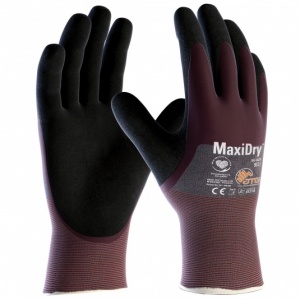 MaxiDry 3/4 Coated Oil Repellent Gloves 56-425 (Pack of 72 Pairs)