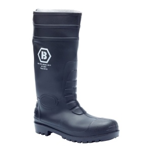 Blackrock Workwear Steel Toe Cap Wellington Safety Boots (Black)