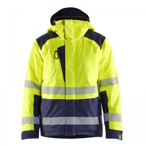 Blaklader Workwear 4455 Men's Winter Class 3 Hi-Vis Jacket (Hi-Vis Yellow/Navy)