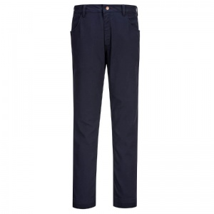 Portwest FR404 Flame-Resistant Slim-Fit Stretch Work Trousers (Navy)