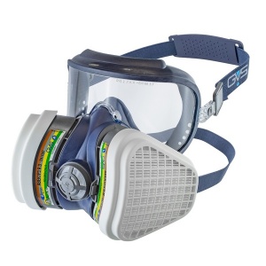 GVS Elipse Integra Half-Face Respirator and Goggles with ABEK1P3 Filters - Money Off!