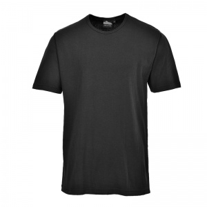 Portwest B120 Black Thermal Short Sleeve T-Shirt