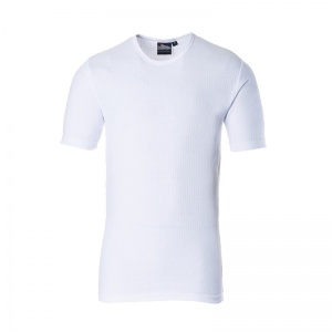 Portwest B120 White Thermal Short Sleeve T-Shirt
