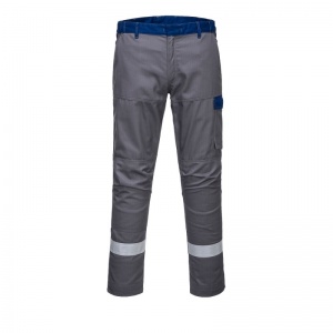 Portwest FR06 Grey Bizflame Ultra Metal-Free Trousers