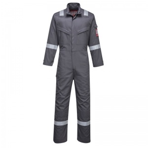 Portwest FR93 Grey Bizflame Ultra PPE Coveralls