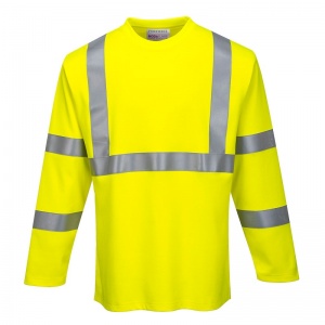 Portwest FR96 High-Vis Flame-Resistant Long-Sleeve Shirt
