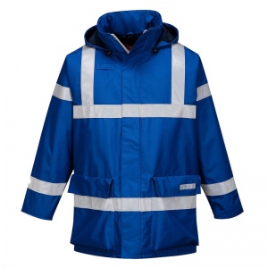 Portwest S785 Blue Bizflame Rain Multi-Hazard Outdoor Jacket