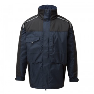 TuffStuff 299 Navy Cleveland Water-Resistant Fleece-Lined Work Jacket