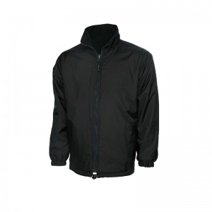 Uneek UC605 Premium Reversible Work Fleece Jacket (Black)