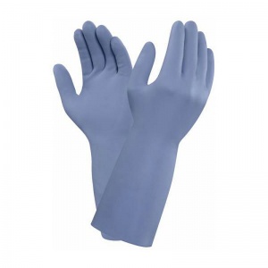 Ansell VersaTouch 37-520 Flock-Lined Nitrile Gauntlets