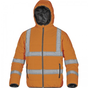 Delta Plus DOONHV High Visibility Orange Quilted Thermal Jacket