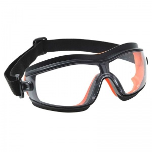 Portwest Clear Slim Wraparound Safety Goggles PW26CLR