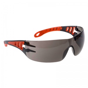 Portwest Tech Look Smoke Safety Glasses PS125SKR
