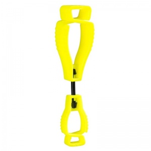 Portwest A002YE Metal-Free Yellow Glove Clips (Pack of 40)
