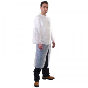Supertouch Disposable PE Visitor Coat (Pack of 10)