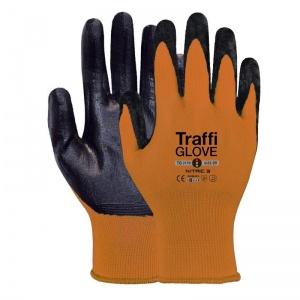 TraffiGlove TG3170 Nitric Cut Level 3 Nitrile-Coated Gloves
