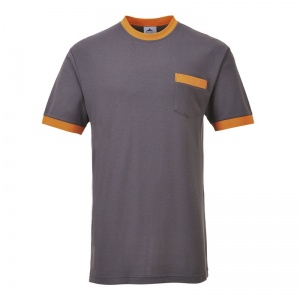 Portwest TX22 Texo Contrast Grey T-Shirt