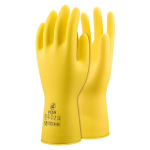UCi Vega Chemical-Resistant Latex Gauntlet Gloves