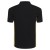 Orn Clothing 1180 Silverswift Two Tone Polo Shirt (Black/Yellow)