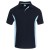 Orn Clothing 1180 Silverswift Two Tone Polo Shirt (Navy/Sky Blue)