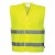 Portwest C474 Hi-Vis Yellow Two Band Vests (Pack of 100)
