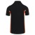 Orn Clothing 1180 Silverswift Two Tone Polo Shirt (Black/Orange)