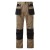 TuffStuff 710 Two-Tone Dual-Holstered Stone-Colour Work Trousers with Knee Pad Pockets (Long)