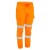 Bisley Flx & Move Orange Stretch Hi-Vis Joggers (Regular)