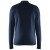 Blaklader Workwear 4735 Men's Stretchy Slim-Fit Full-Zip Fleece Jacket (Dark Navy Blue)
