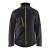 Blaklader Workwear 4950 Men's Lightweight Stretch-Woven Windproof Softshell Jacket (Black/Hi-Vis Yellow)