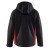 Blaklader Workwear Men's Lightweight Wind and Waterproof Work Jacket (Black/Red)