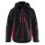 Blaklader Workwear Men's Lightweight Wind and Waterproof Work Jacket (Black/Red)