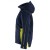 Blaklader Workwear Women's Lightweight Wind and Waterproof Work Jacket (Navy/Hi-Vis Yellow)