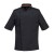 Portwest C746 Stretch Mesh Air Pro Short Sleeve Chef's Jacket (Black)