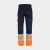 Herock Olympus Water-Resistant High-Vis Work Trousers (Navy/Orange)