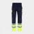 Herock Olympus Water-Resistant High-Vis Work Trousers (Navy/Yellow)