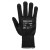 Portwest A110 PVC Dot Palm Grip Black Gloves