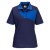 Portwest PW219 Premium Cotton Comfort Women's Polo Shirt (Navy / Royal Blue)